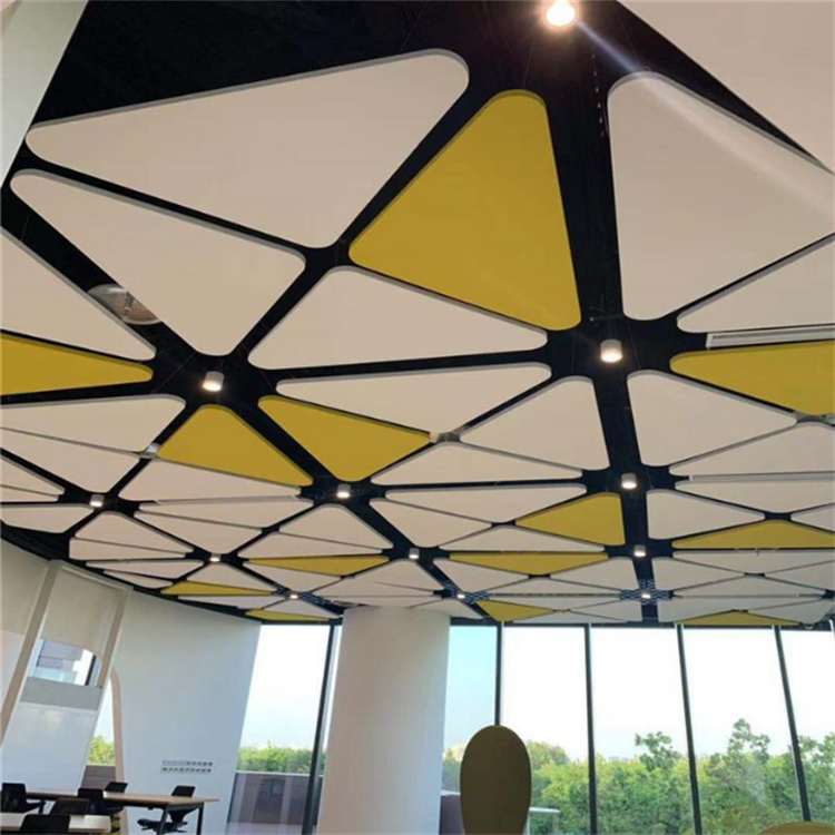 Hanging sound-absorbing body, fiberglass sound-absorbing space, sound-absorbing board, piano room, color decoration, sound-absorbing board, aluminum groove board