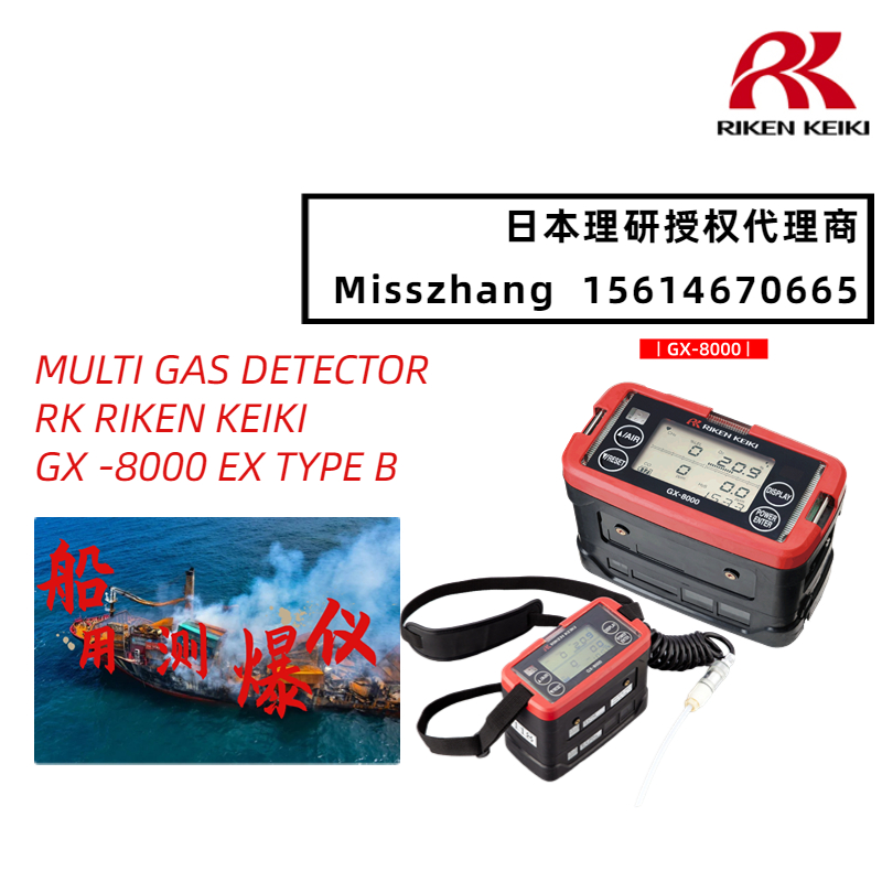 Four in one gas detector, Nippon Institute GX-8000 portable leakage alarm