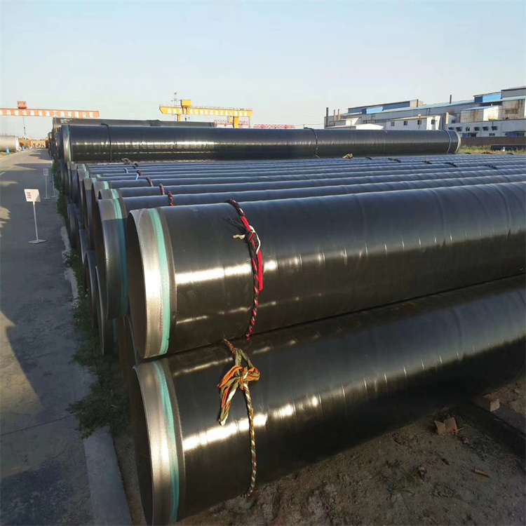 Buried 3PE anti-corrosion spiral steel pipe for sewage and water supply delivery, customized according to needs