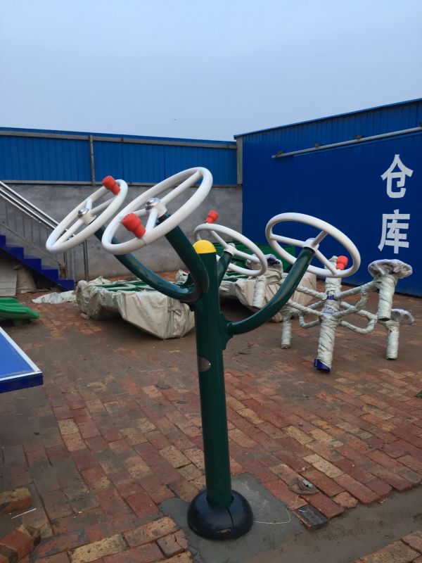 Building a Beautiful Rural Outdoor Park Square Fitness New National Standard Fitness Path Fitness Equipment Customization