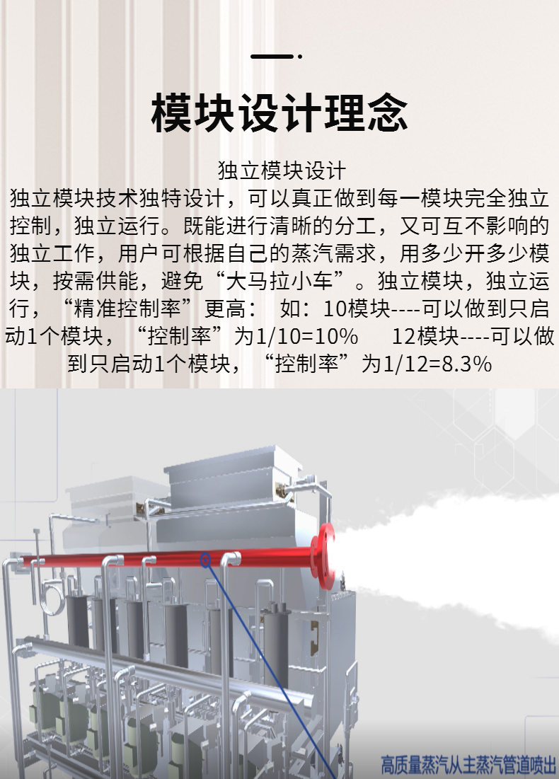 Large steam boiler manufacturer 0.5 ton steam generator wholesale 1 ton modular steam heat source machine