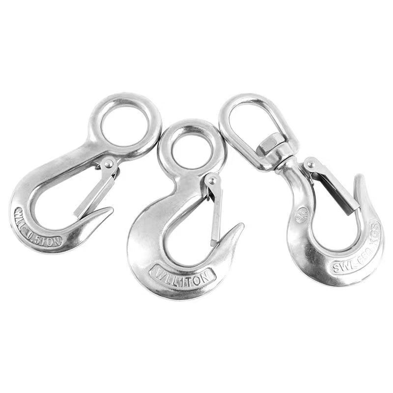 304 stainless steel cargo hook universal cargo hook ring fork type directional hook thickened grab