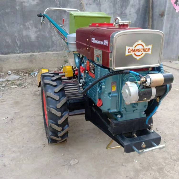 Farm Orchard Handheld Rotary Tillage Electromechanical Start+Battery+Battery Box Wheat Planter