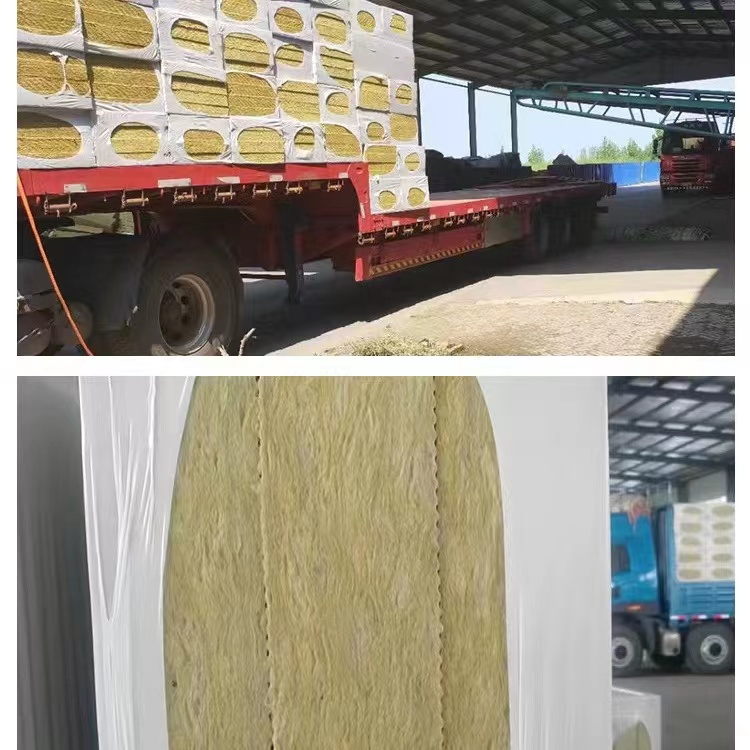 Exterior wall thermal insulation rock wool board Huamei rock wool A-grade fireproof and hydrophobic insulation board