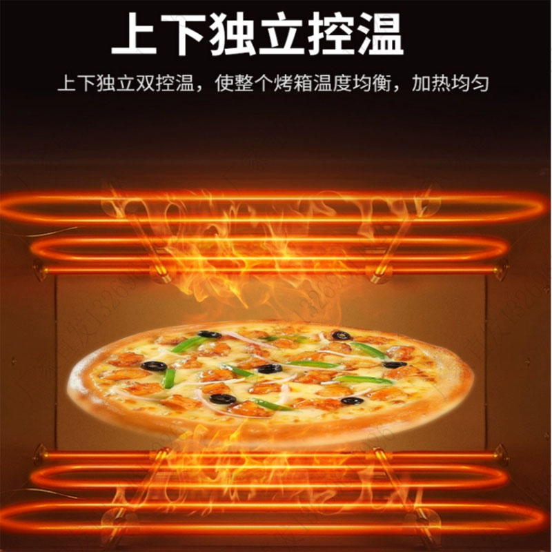 Jinchehui Pizza Oven with Stone Slate Private Room Baking Pizza Oven Cake Bread Pizza Oven Single Double Layer Haobo