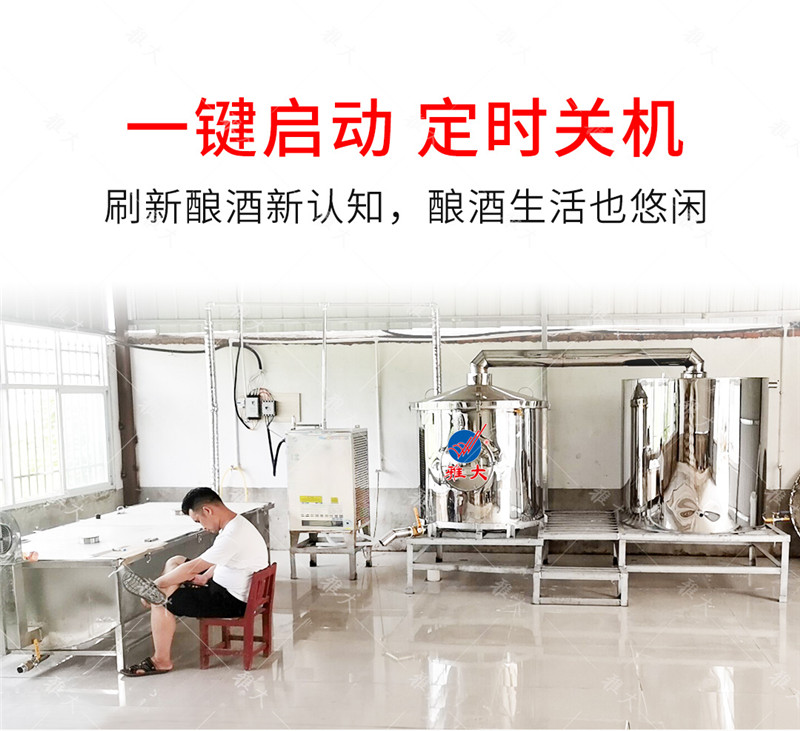 New type brewing machine Small household Baijiu distiller Distiller Full automatic brewing equipment