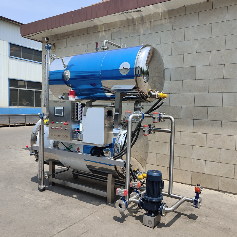 Fully automatic water bath type sauce beef sterilization pot, fruit can sterilization machine, oral liquid disinfection equipment