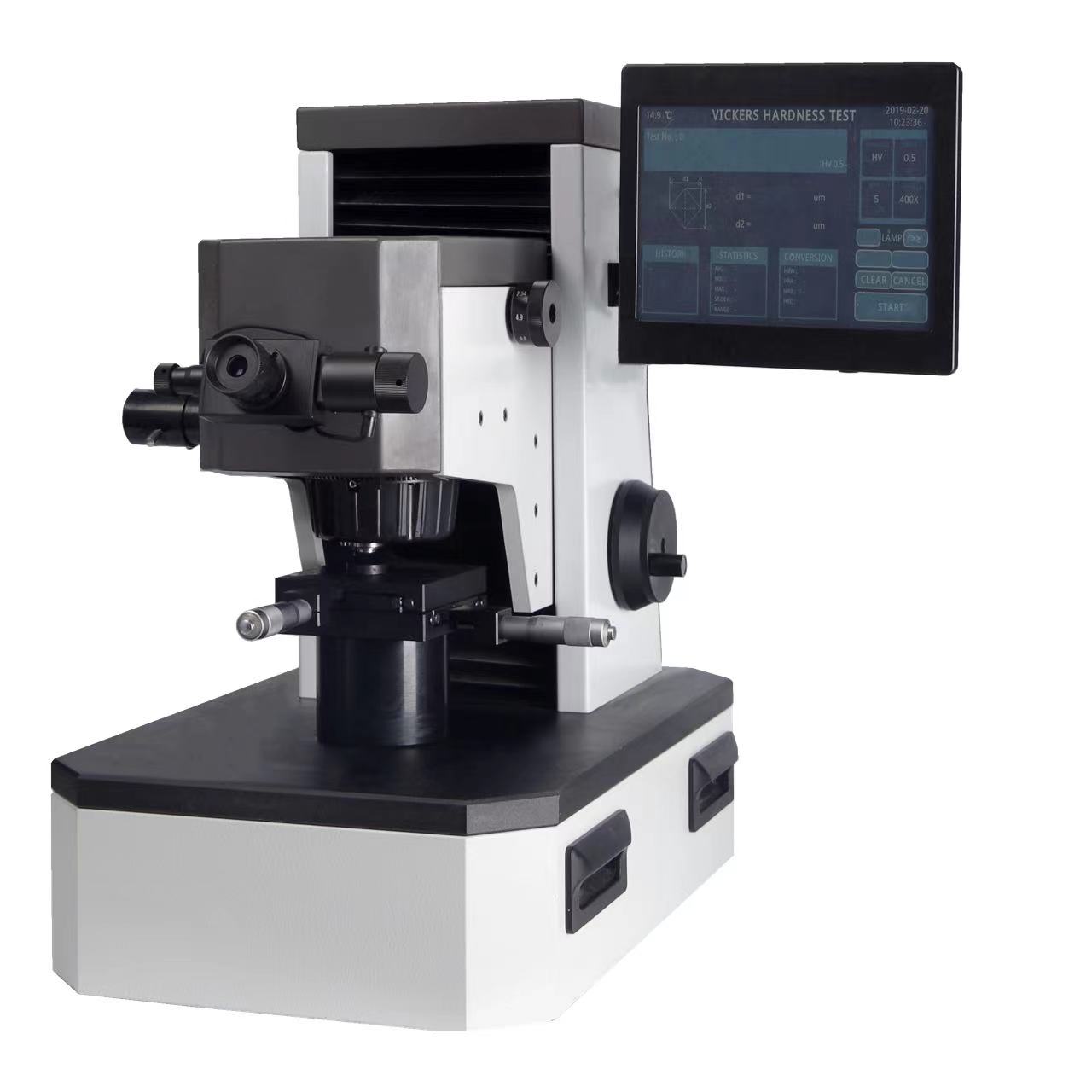 Hengshang HV-30 Vickers hardness tester with clear images, adjustable brightness, and comfortable visual experience, customizable