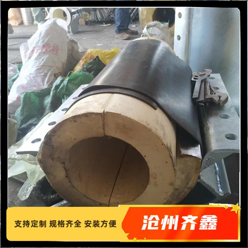 Large diameter sliding insulation pipe holder, polyurethane pipe holder, steam pipeline vermiculite insulation pipe holder