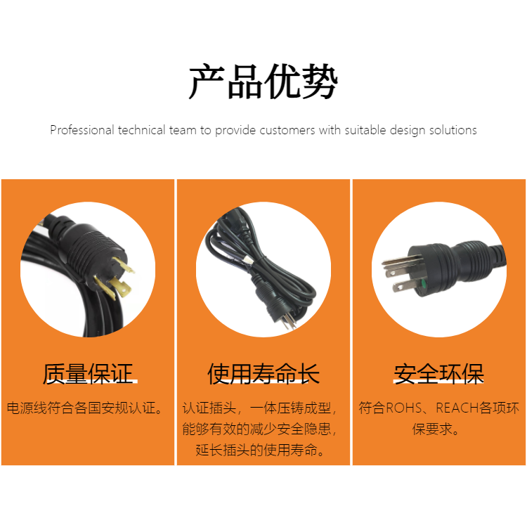 Industrial medical plug, high-power with lock buckle, American standard with green dot medical plug standard customization