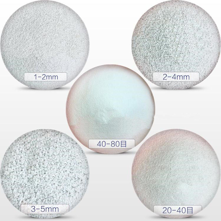 Anda provides white sand for children's entertainment arenas, landscaping sand, micro landscape water washed sand, round sand, and 30-50 mesh sea sand