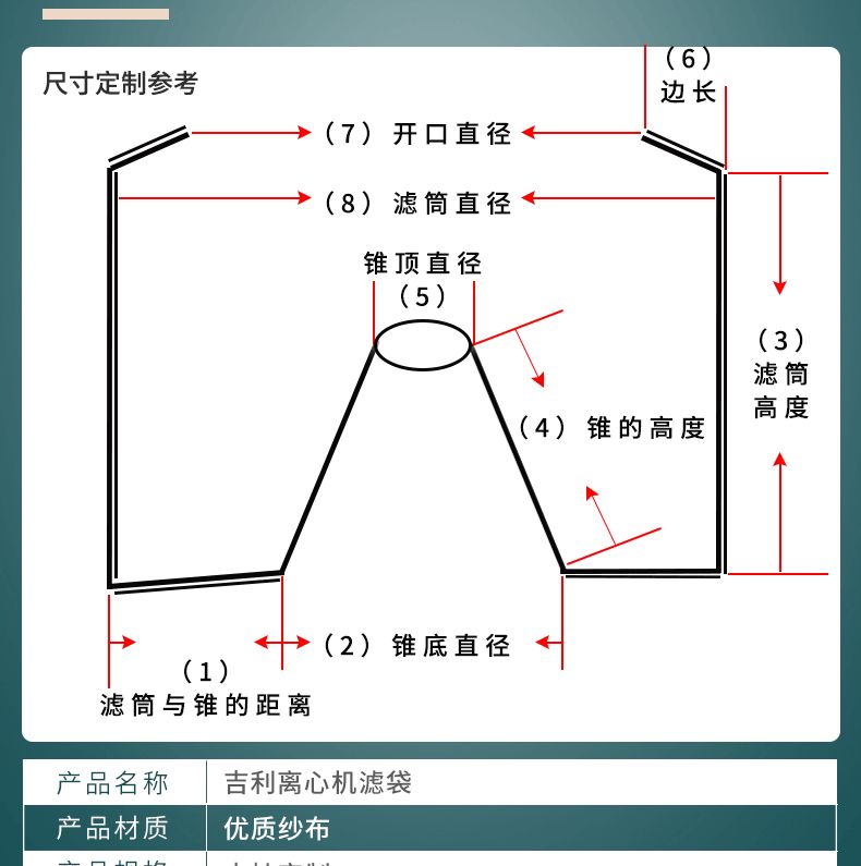 Three legged centrifuge filter bag industrial sugar pharmaceutical polypropylene fiber filter cloth dewatering machine filter cloth