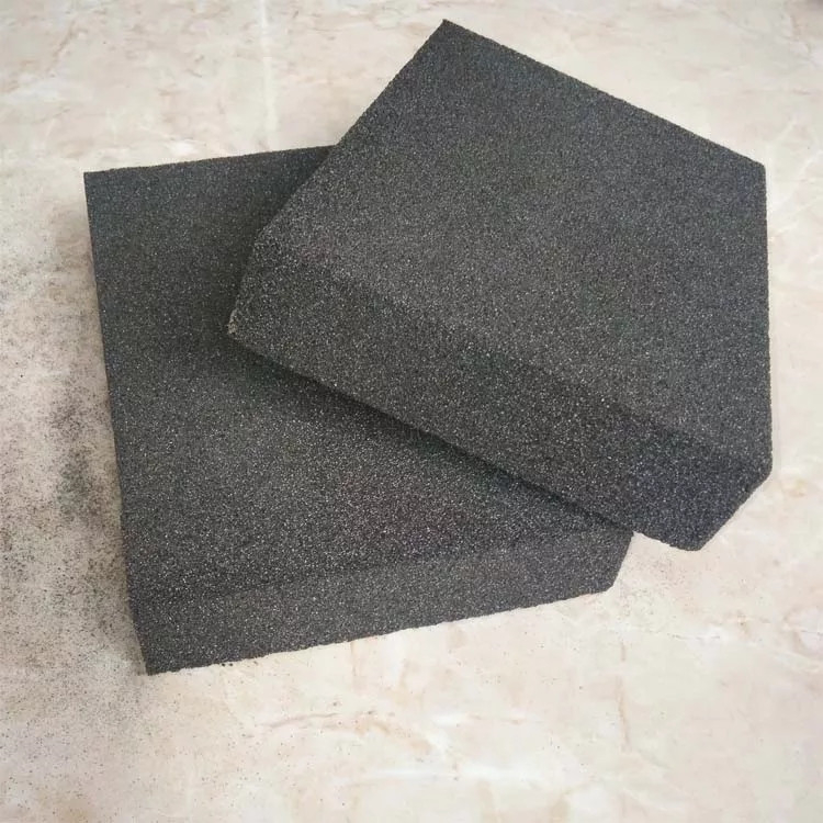 High strength and high density foam glass insulation board for exterior wall roof has long service life