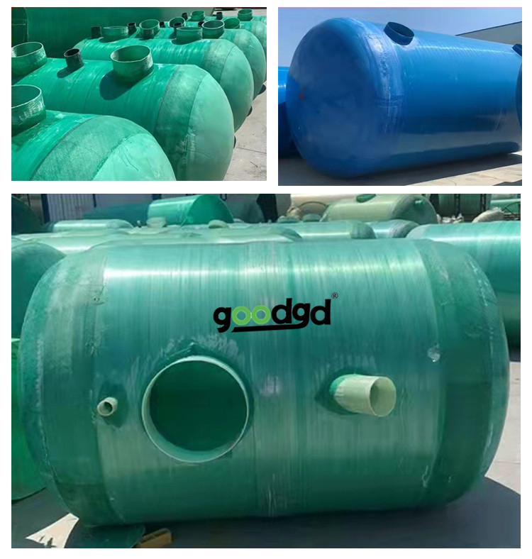 Luzhou Yibin Zigong fiberglass septic tank fiberglass winding oil separator regulating biochemical tank production