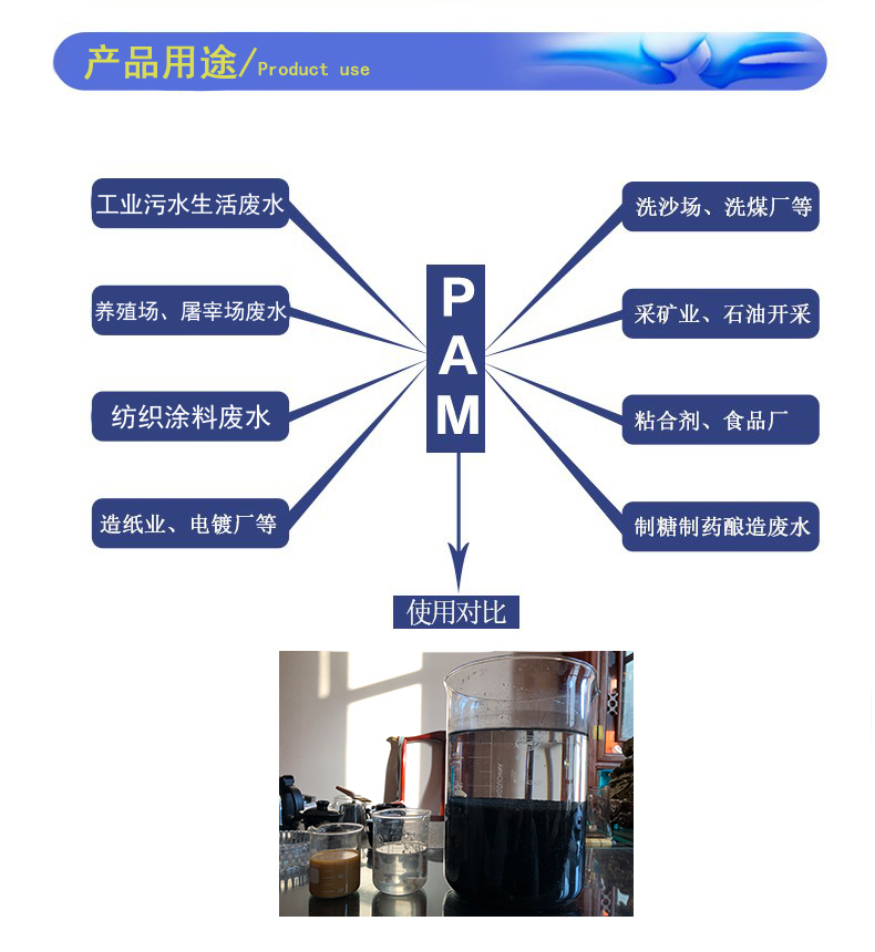 Treatment of Sand Washing Wastewater with Baiyao PAM Wastewater Flocculation Purifier Polyacrylamide Essen 926