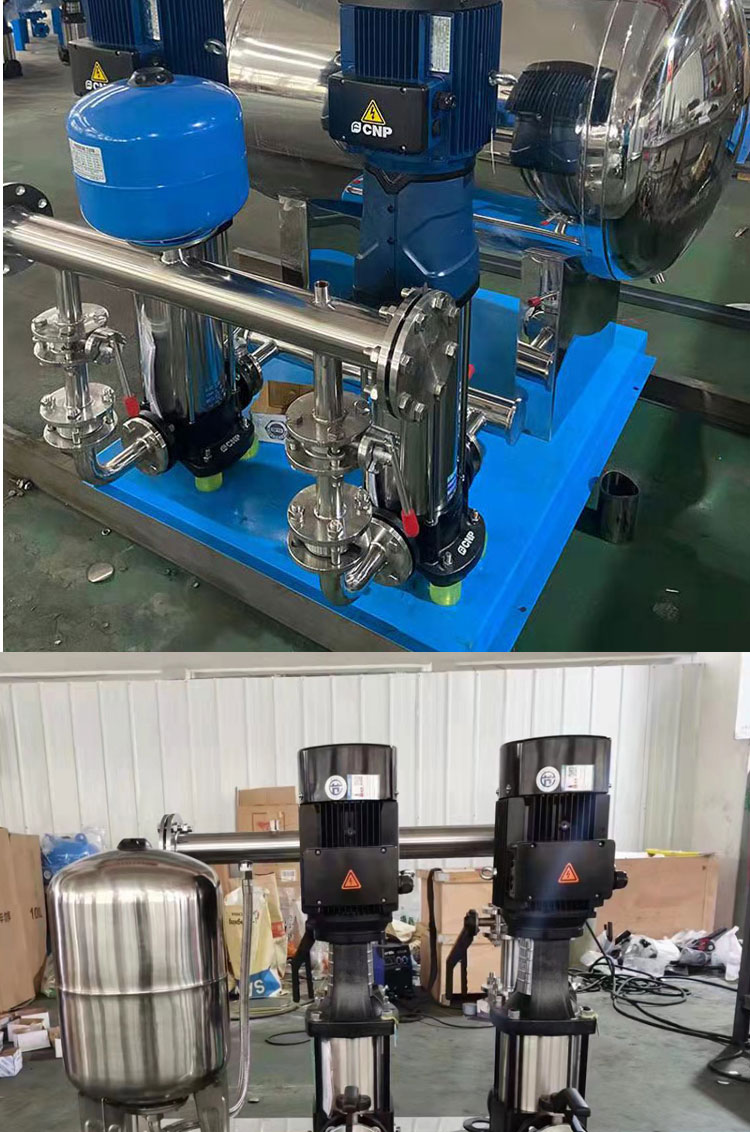 Non negative pressure water supply equipment constant pressure frequency conversion secondary pressurization stainless steel multistage centrifugal pump domestic water supply Booster pump