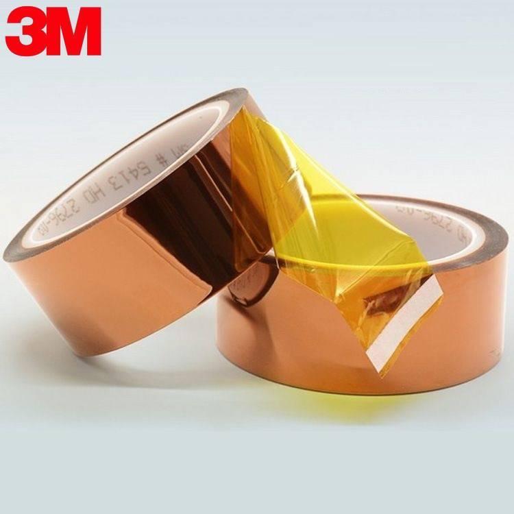 3M7413D Gold Finger Adhesive Tape Brown Industrial Polyimide Single sided Adhesive