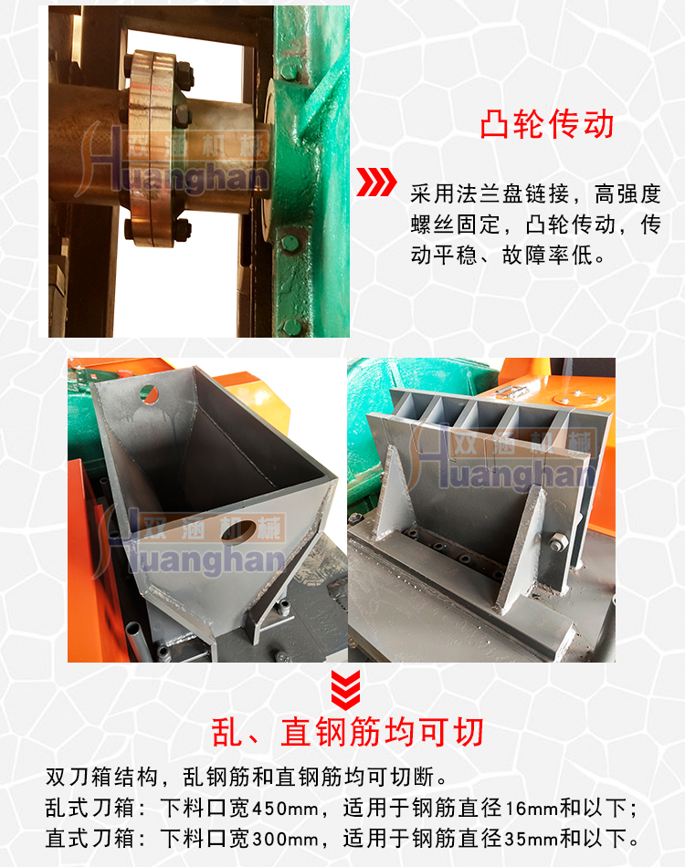 Double culvert new type scrap steel bar granulator manufacturer provides fast rolling shear machine