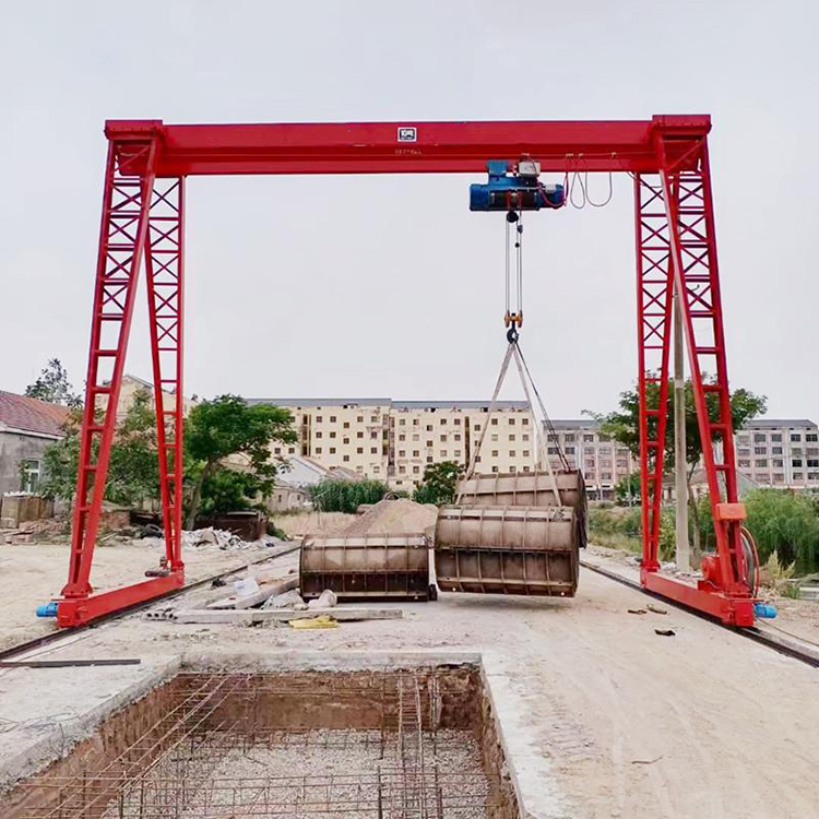 16t 18m gantry crane for cement plant stable operation Gantry crane