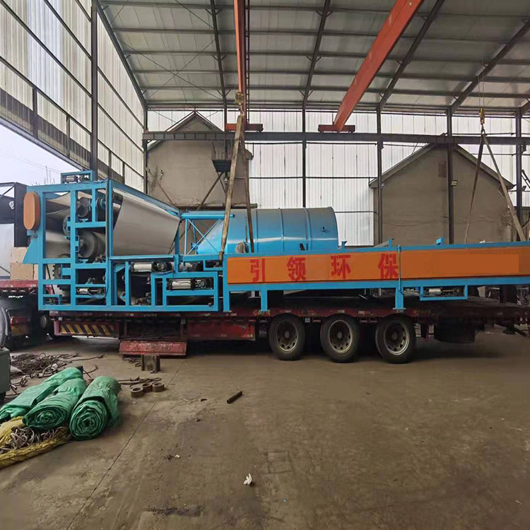 Sand washing mud and sludge treatment equipment YLRB1000Q-6 with high solid content and environmental impact