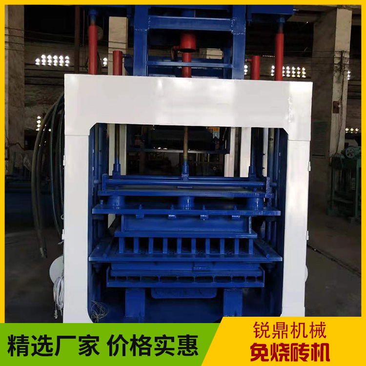 QT10-15 Large Bread Brick Machine Road Color Brick Slope Protection Brick Making Equipment Ruiding Machinery