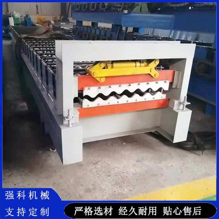 780 Large Circular Arc Horizontal Hanging Plate Machine Color Steel Tile Wall Pressing Machine Equipment Qiangke Customizable