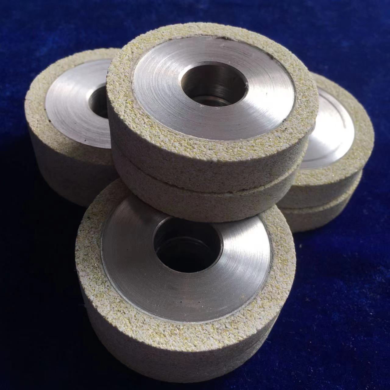 Kemei brand single crystal diamond grinding wheel ceramic bowl or parallel diamond sand wheel 150 * 10 * 32