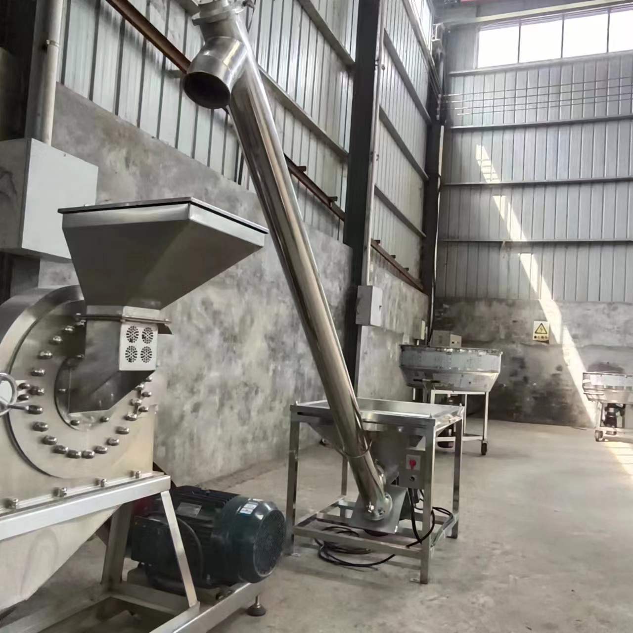 Ying'an Bamboo Flour Spiral Elevator Twisted Dragon Spiral Conveyor Stainless Steel Tilting Feeding Equipment