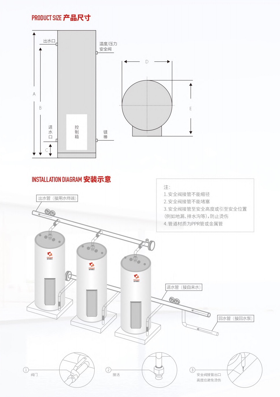Commercial electric pot, volumetric water storage electric water heater, electric water heater, floor mounted electric heating furnace