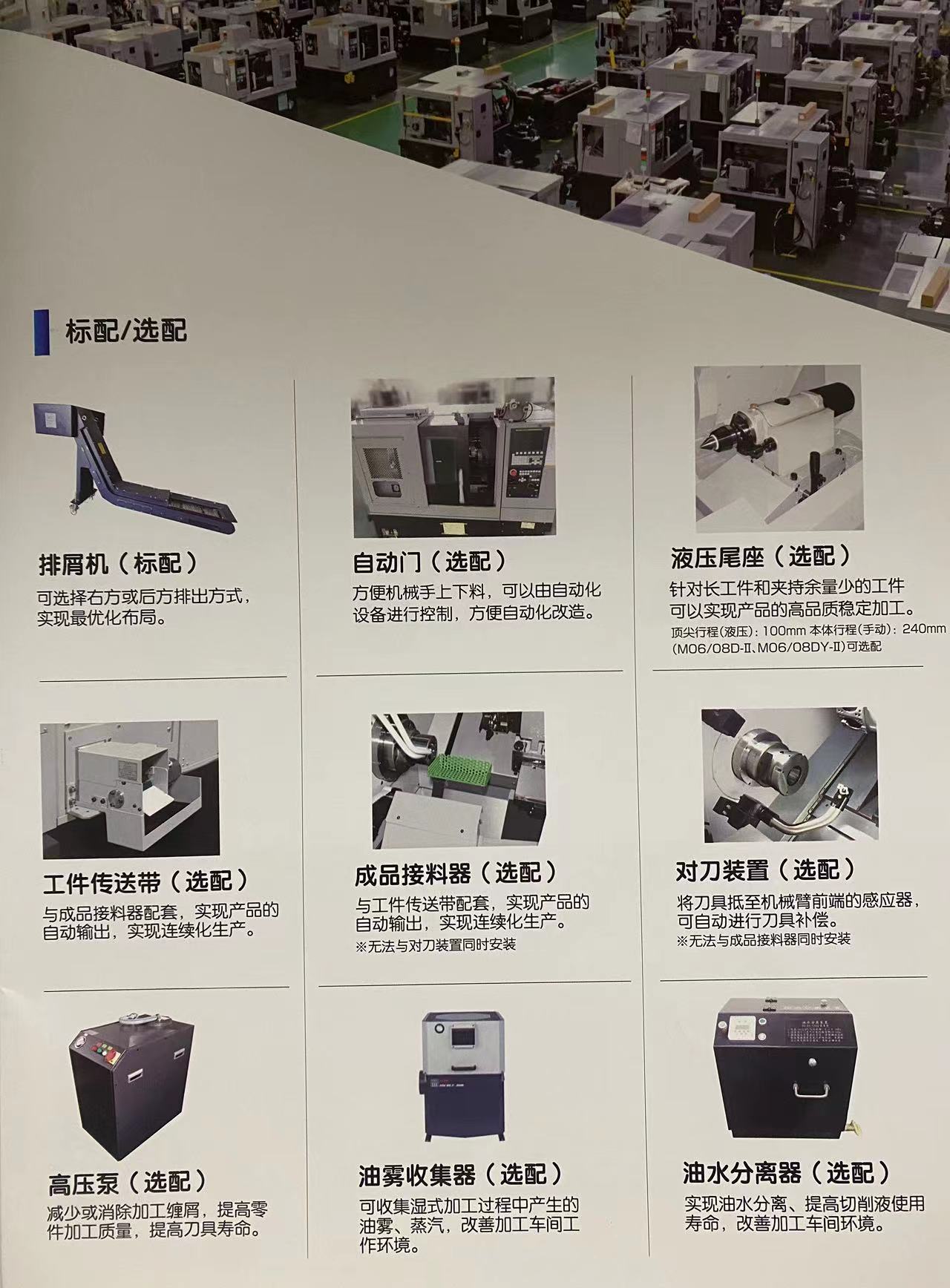 The composite processing machine M06SD-II M08SD-II equipped with a back shaft on the Tsutsuga turret machine