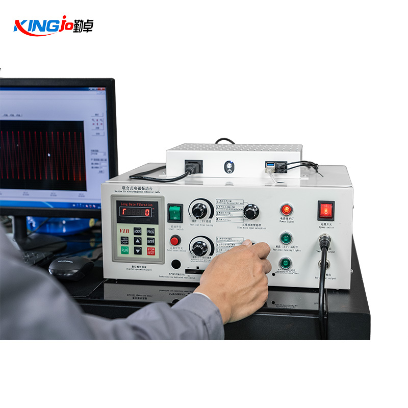 Simulation Test of Transient Impact Spectrum of a Constant Temperature Shaker with a Three Axis Six Degree Vibration Table and an Electromagnetic Three Axis Instrument