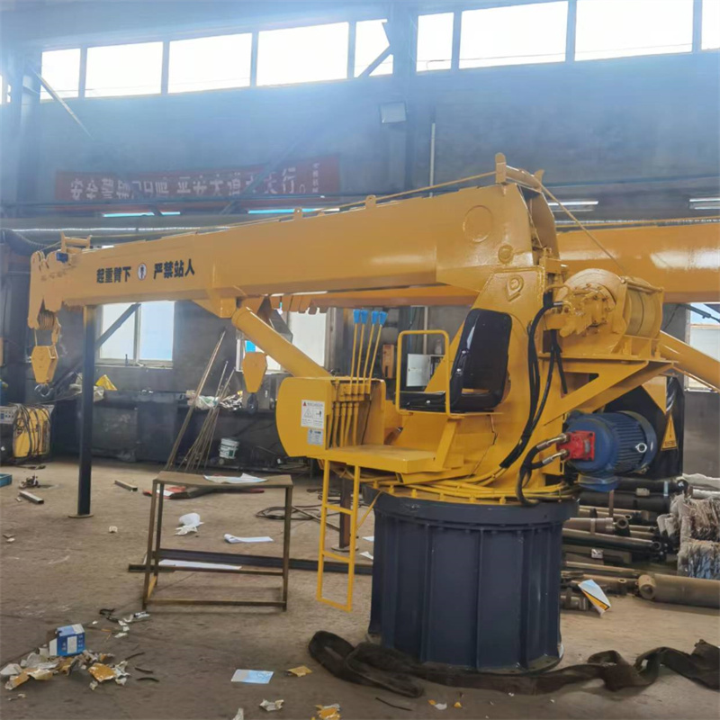 Full range of marine cranes, straight arm rotating ship crane engineering, hydraulic port container crane