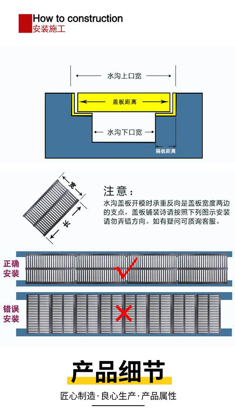 Factory customized hot-dip galvanized pressure welded heavy-duty steel grating plate Construction site galvanized anti slip grating plate