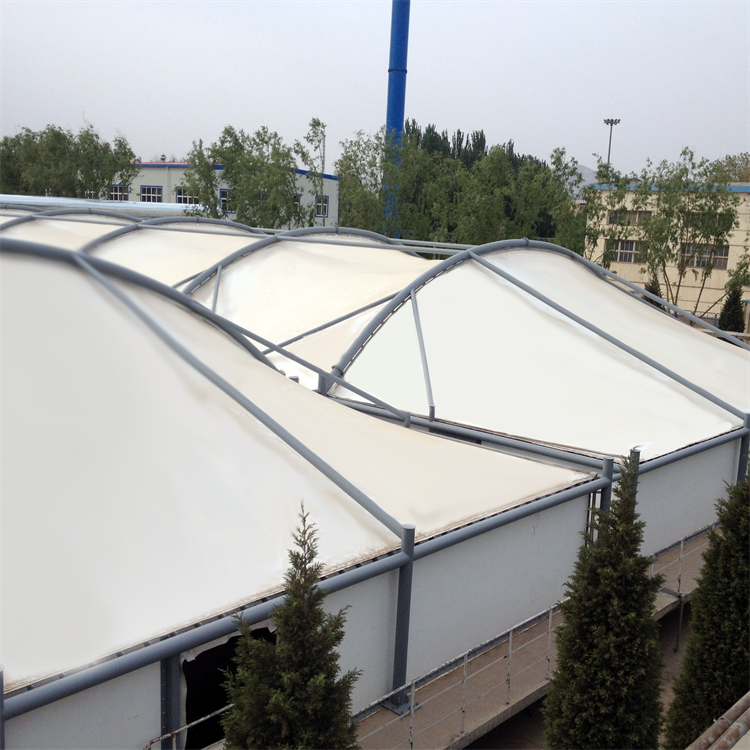 Cesspit anti hanging membrane shell type automatic sealed membrane deodorization environmental protection project Langyi Industrial membrane shed factory