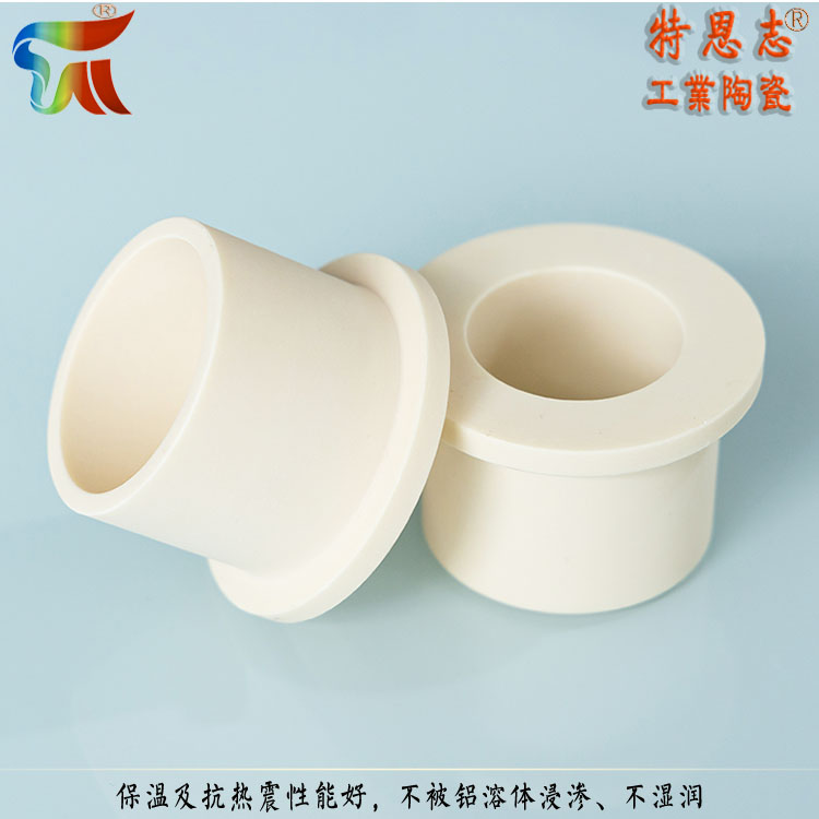 Ceramic structural components 99 Ceramic high-temperature aluminum smelting gate sleeve Isostatic pressing forming ceramic sleeve