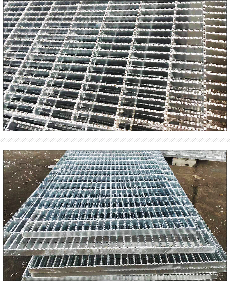 Yibo toothed steel grating, anti slip hot-dip galvanized grating plate, trench steel plate, stainless steel irregular steel grating plate