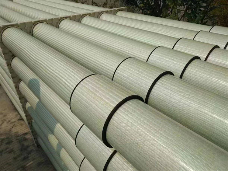 Zhanrui Fiberglass Reinforced Plastic Wrapped Cable Pipe, BEFRP Braided Wrapped Extruded Pipe, Power Protection Pipe, Buried Conduit