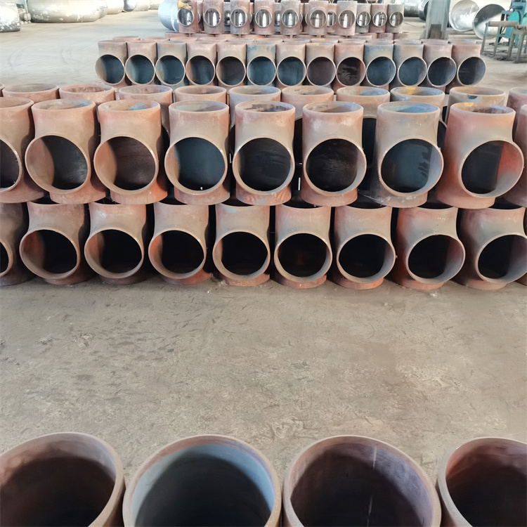 Taokun supply welding stainless steel carbon steel reducing thick wall large diameter straight tee