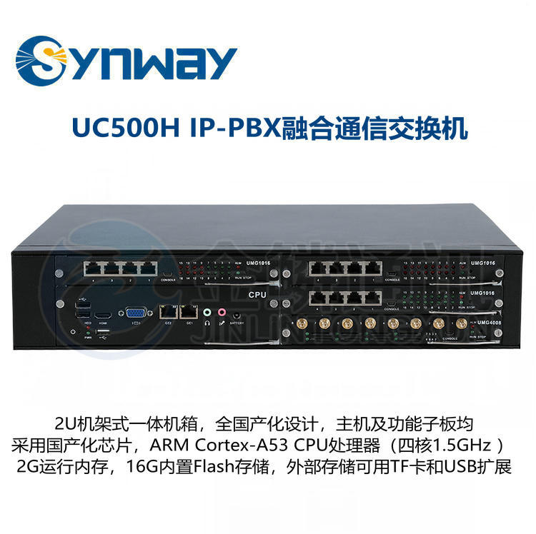 Sanhui UC500H IP-PBX Integrated Communication Switch IP Group Telephone Localization Private Network Voice Transformation