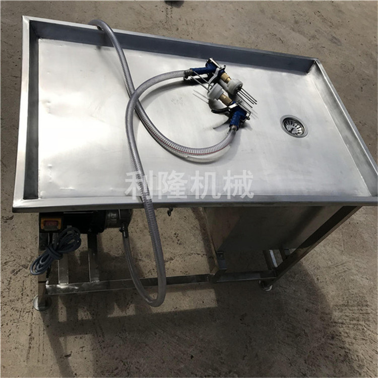 Lilong Manual Salt Water Injection Stainless Steel Pork Salt Water Injection Equipment Platform Salt Water Machine