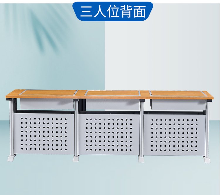 Student Flip Computer Training Table Single Person Flip Table Embedded Hidden Function Electric Classroom Machine Room Table Furniture Manufacturer