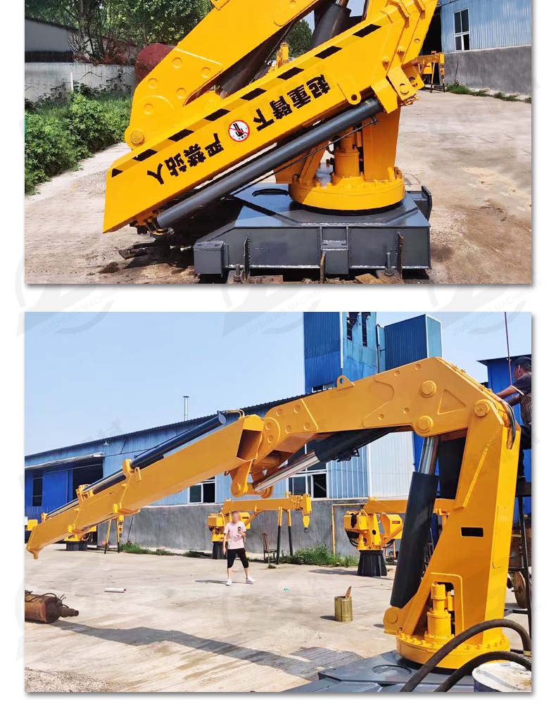 26-40 meter self propelled curved arm lifting platform folding arm aerial work vehicle Jiusheng Machinery