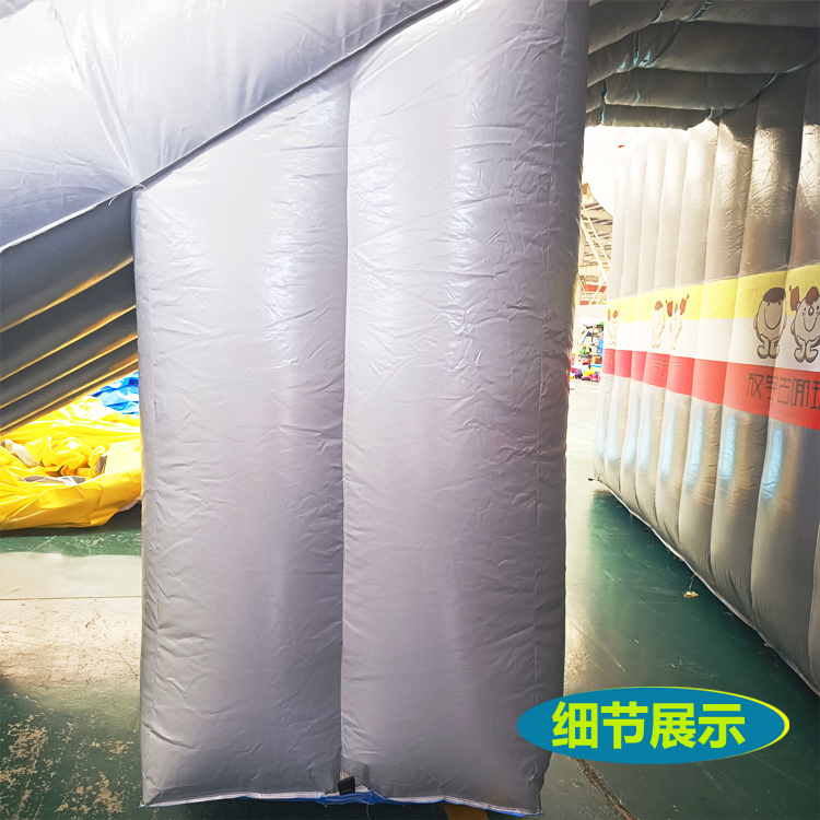 PVC aircraft model Anzhiqi product large inflatable toy children's amusement slide trampoline