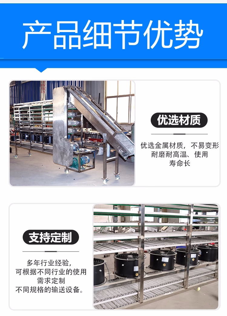 Fish and meat dryer manufacturer supports customization of multi-layer mesh belt drying equipment