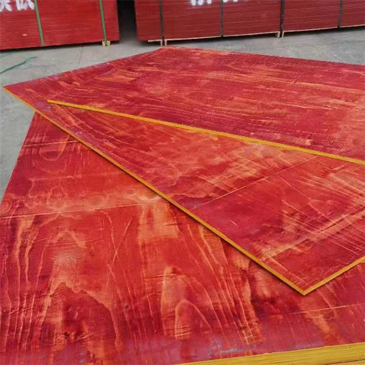 Wholesale of 1830 pine wood red board building formwork, high-rise road construction, bridge construction, subway tunnel laying, pouring and formwork engineering