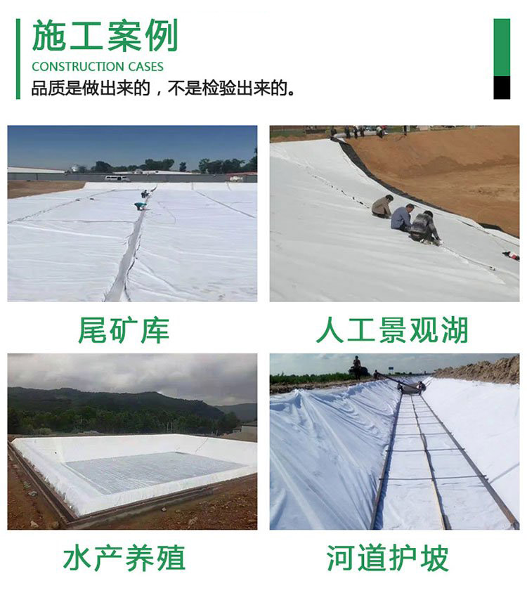 Supply HDPE geomembrane reservoir smooth landfill anti-aging black white geomembrane customizable