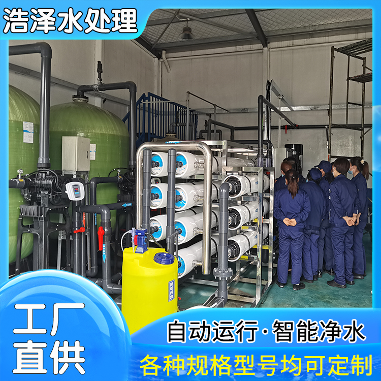 5TRO two-stage reverse osmosis water treatment equipment uses stainless steel material with high desalination rate