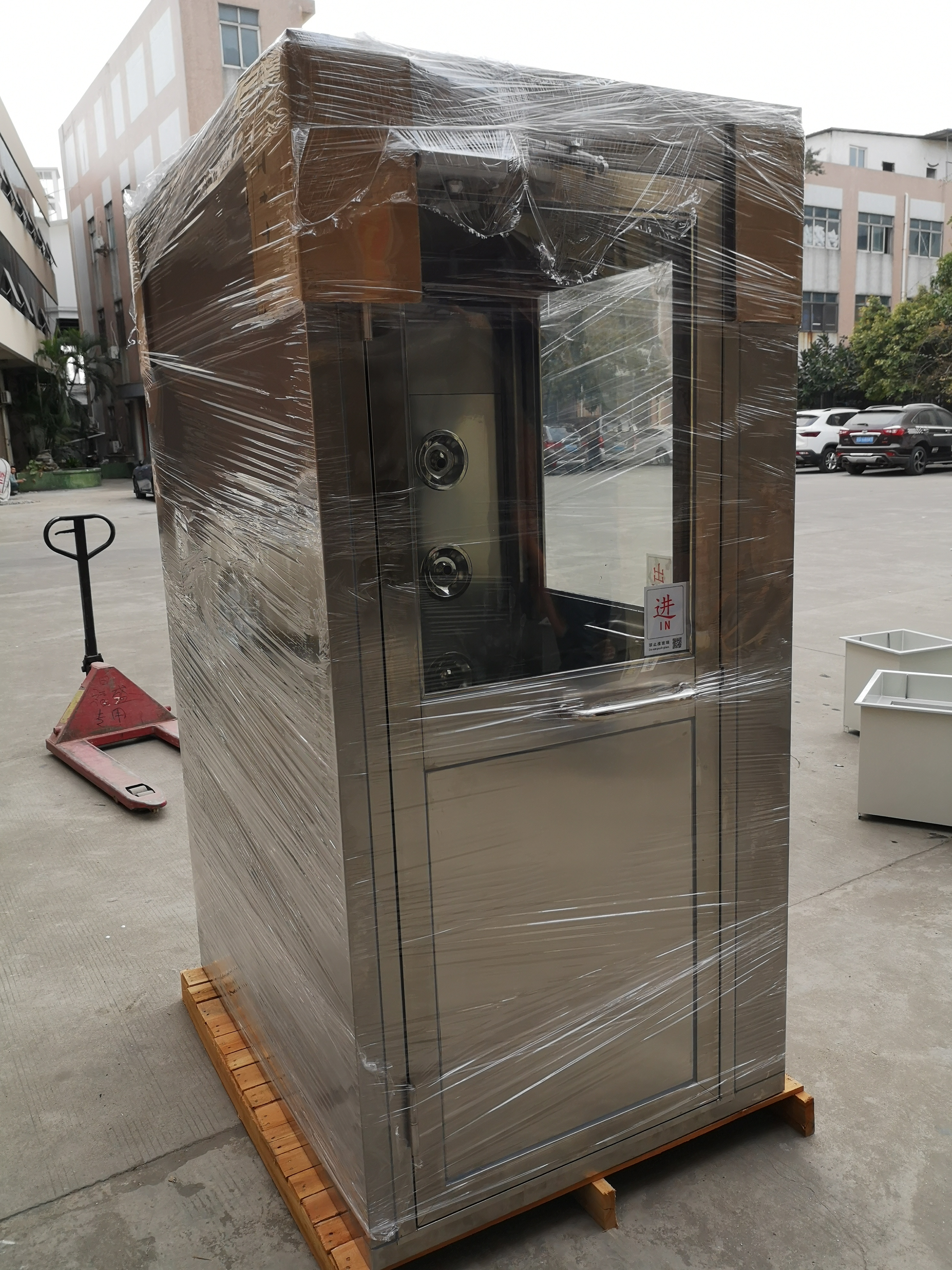 Laboratory air shower room air purification air shower door manufacturer's voice air shower machine