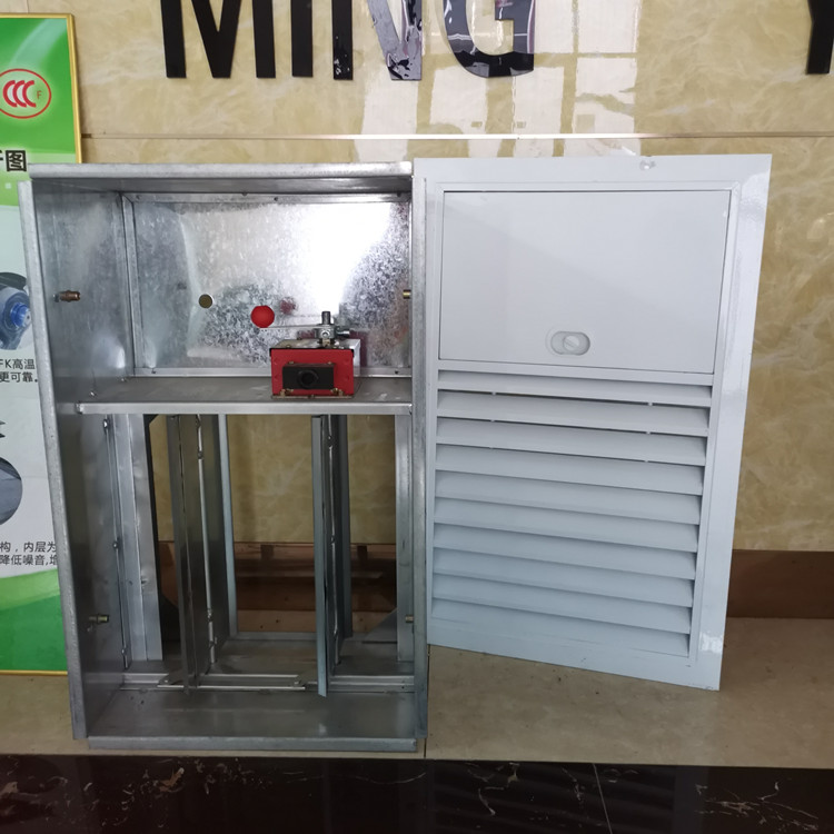 Jin Mingyuan can customize the elevator room's normally closed positive pressure air supply outlet and multi leaf air supply valve, which is made of galvanized stainless steel material