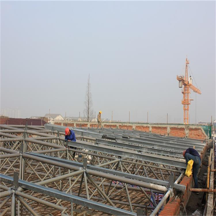 China Grid Construction Closed Office Building Welding Ball Grid Frame Customizable Large Span Double Layer Steel Structure Processing Manufacturer